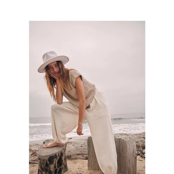 Free People Beach freya Knit Pants Balloon Tapered Wide Leg Pant Womens XS - Picture 3 of 9